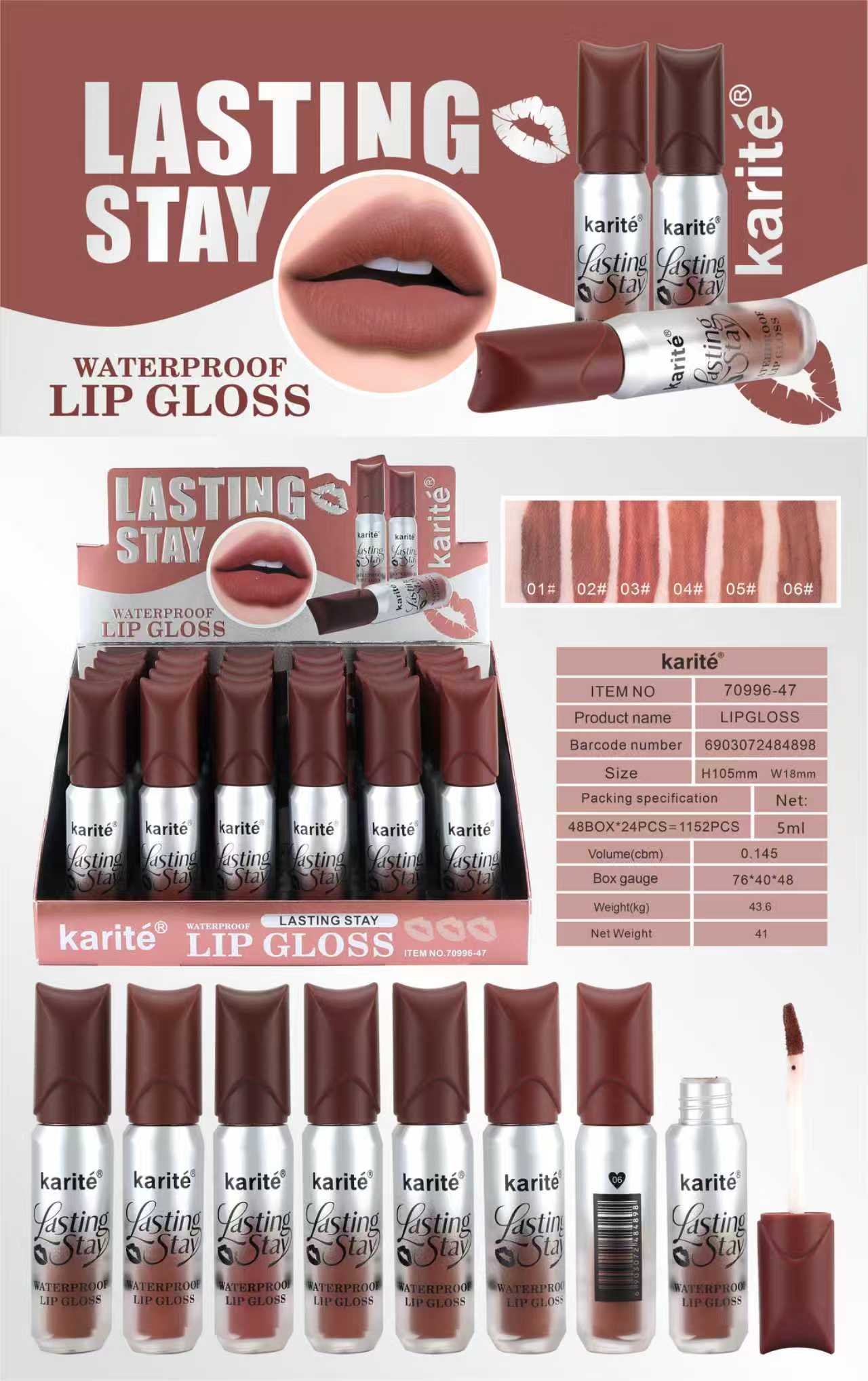 Labial liquido Lasting Stay Karite